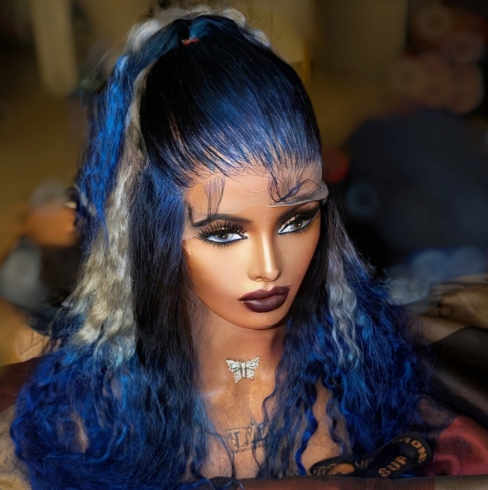 HUMAN HAIR CURLY 13*6 FRONTAL WIG - Picture 5 of 7